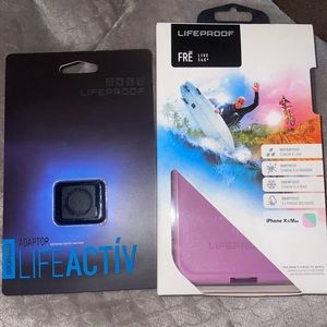 LifeProof FRE Case for Apple iPhone XS Max - Frost Bite New + Adaptor Lifeactiv